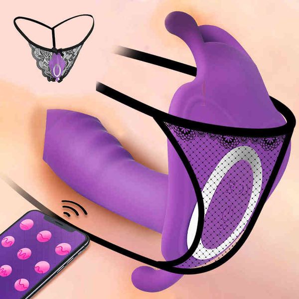 NXY Vibrators Calcinhas Wearable Dildo App Sem Fio Controle Remoto Sem Fio Brinquedos Sexuais Para As Mulheres 10 Velocidade G Clitóris Estimular Vagina Orgasmo 0409