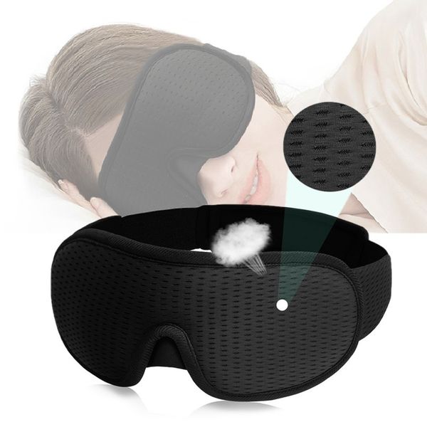 

blocking light sleeping eye mask soft padded travel shade cover rest relax blindfold sleep patch 220620