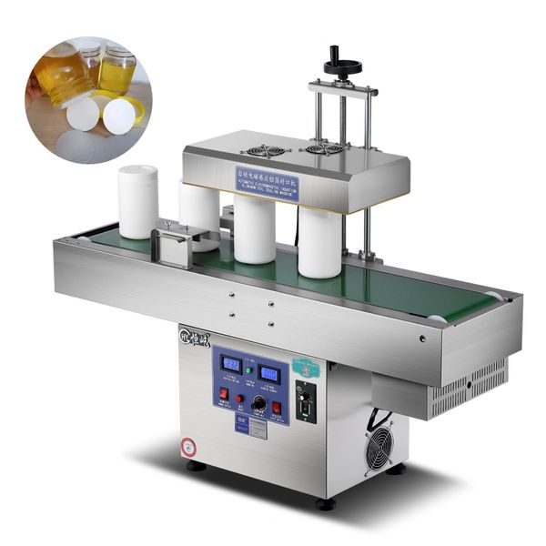 Máquina de selagem da folha de alumínio da indução eletromagnética para o selador contínuo vertical do frasco da medicina