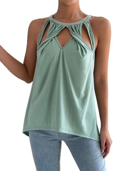 

ruched cut out straps w5sv#, White