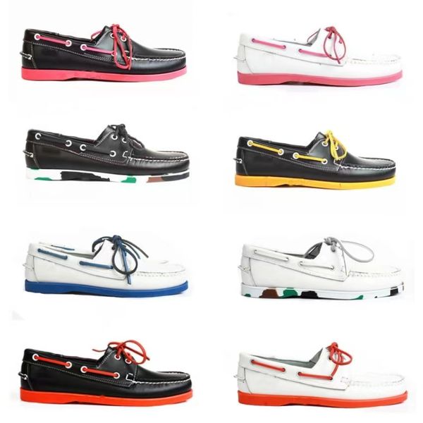 

fashion dress shoes men's leather breathabl dress shoes designer women retro board handmade lace-up men and woman casual shoes, Black
