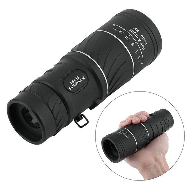 HD Focus Monocular Telescópio Light Light Night Vision Sports Hunting Kit de acampamento