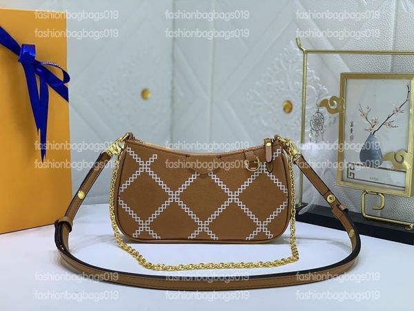 

release pochette luxurys messenger bags black white modern diamond pattern crossbody designers womens handbags purses m81066 m80349 m81137