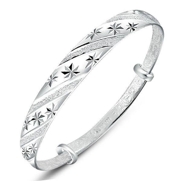 925 Серебряный шарм браслеты снежинки для женской вечеринки моды Свадебные украшения подарки