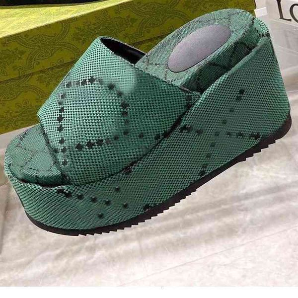 

slippers beach slippers fashion thick bottom designer women shoes cartoon alphabet lady platform wedges sandals leather heels letter high he, Black