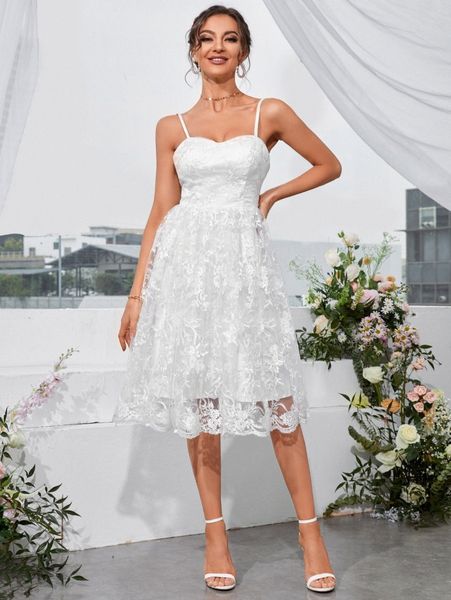 

scallop trim contrast lace cami dress 75bq#, Black;gray