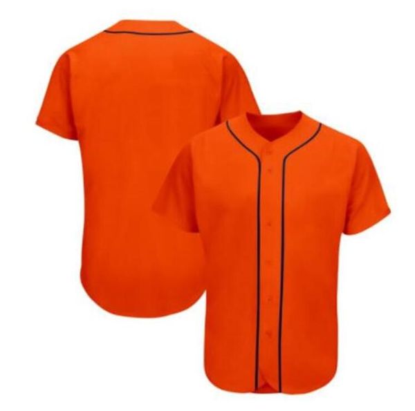 Maglie da baseball personalizzate S-4XL in qualsiasi colore, tessuto di qualità traspirante numero e taglia maglia 16