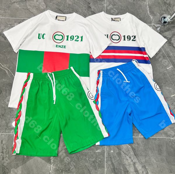 

summer printed t-shirt pants two piece women white short sleeve t-shirt shorts suit plus size xl casual tracksuits fashion trend letter logo