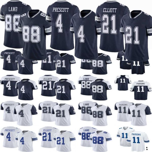 

4 dak prescott women youth 21 ezekiel elliott 88 ceedee lamb 11 micah parsons 19 amari cooper 7 trevon diggs 2''nfl''jer, Black;red