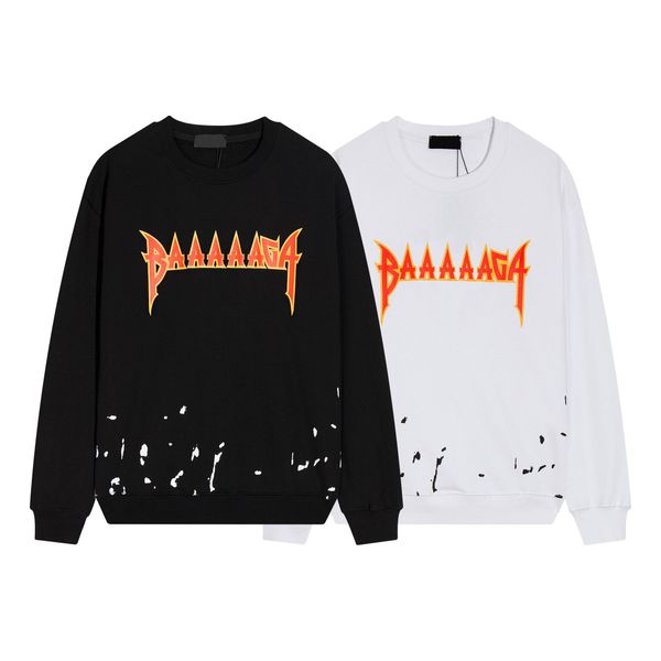 

new aop jacquard letter knitted sweater in autumn / winter 2022acquard knitting machine e custom jnlarged detail crew neck cotton ce32w4, Black