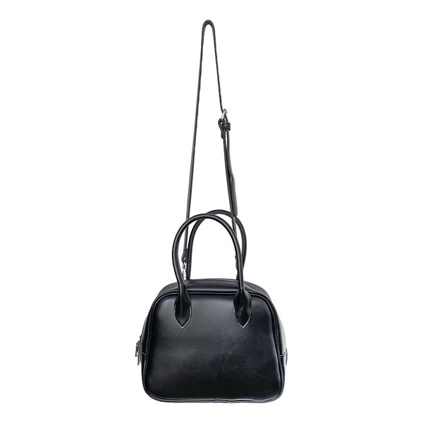 

designer bag shoulder handbag with retro and solid color 25cm