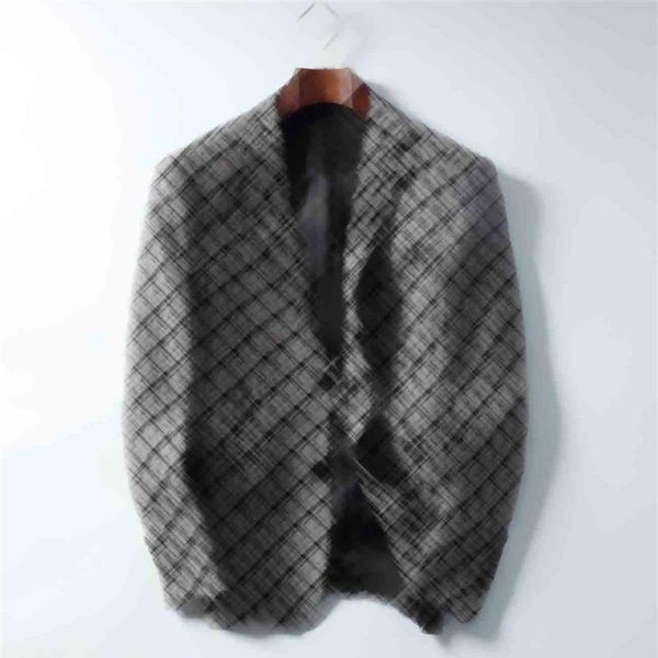 

2021 designer fashion man suit blazer jackets coats for men stylist letter embroidery long sleeve casual party wedding suits blaze329l, Black;brown