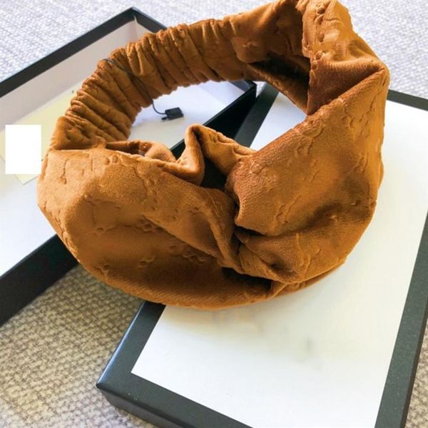 

designs elastic headbands for women 2021 arrival head scarf velvet cross turban hairband streetwear hair jewelry gift231s, Silver