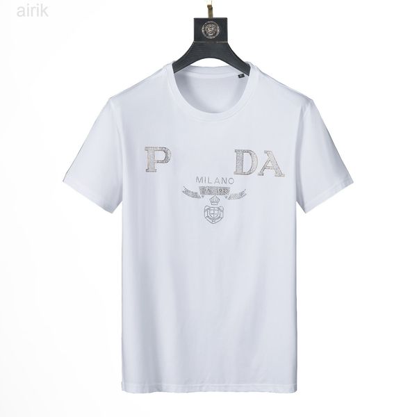 

design brand luxury designer men clothing men's t-shirts designer tshirt men apparel shirts cotton t-shirt round neck spring summer hig, White;black