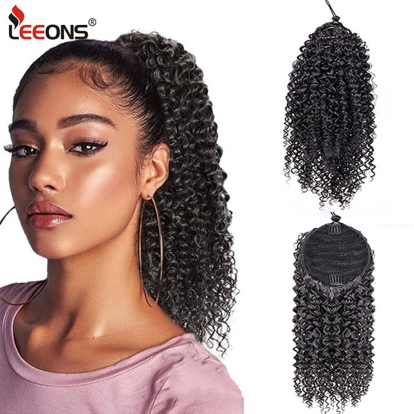 

accessories 13inch afro kinky curly drawstring ponytail for black women kinkys curly clip in ponytail extension pony tail hair pieces costum, Silver