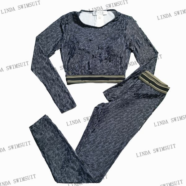 

womens yoga sets high waist running suits luxury logo embroidery print strong stretch fitness nylon clothing gym clothes hip-lifting legging