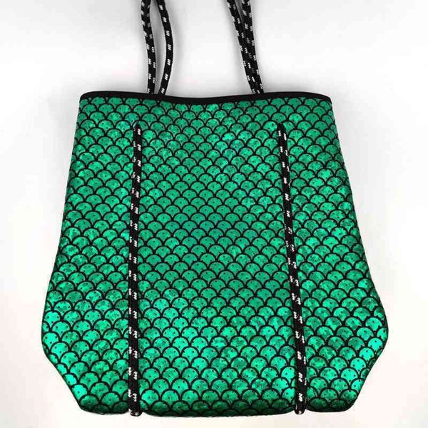

eva perforated beach bag fashion handbag single shoulder messenger travel bag women's mommy beach bag 220610