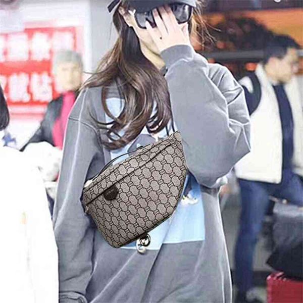 

waist bag men's new printed breast dumpling bag cashier pocket outdoor running bags