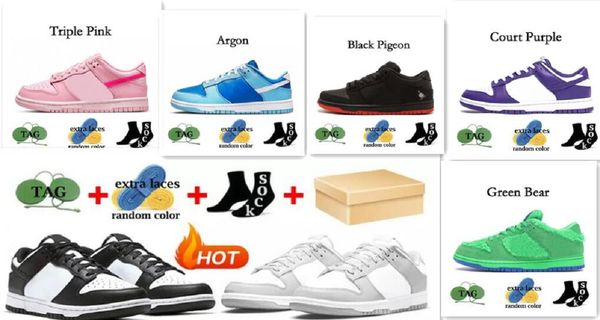 

panda casual shoes men women sneakers designer dunks flats shoes pink gai unc syracuse grey fog university red varsity green outdoor sports, Black