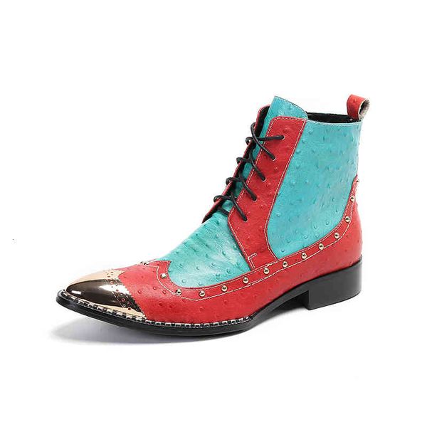 

boots autumn and winter pointed high gang men's boots korean version trend inner heightening leather long tube riding british, Black