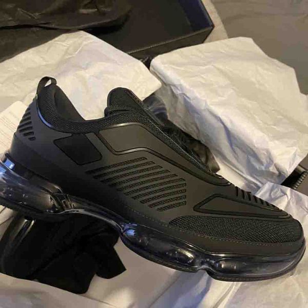

shoes for men designer casual shoes black air cloudbust 3d fabric sneakers platform trainers with transparent rubber comfortable retro runne