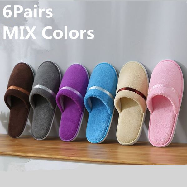 

5 pairs of a dozen slippers men women l disposable slippers hospitality travel comfortable high-quality slides sandals, Black