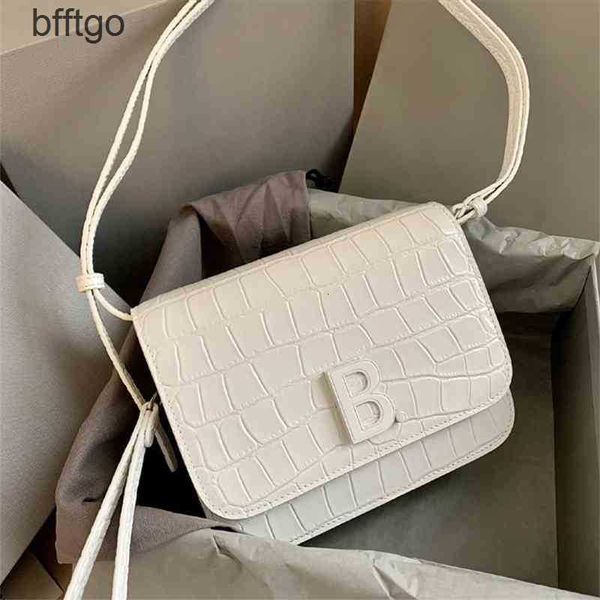 

crossbody balencigas handbags b-button pattern b family crocodiless cowhide hourglassb tofu female organ one shoulder slant cross small g25r