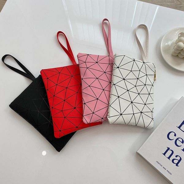 Borsa da donna Portamonete femminile con pochette Portamonete per cellulare Borsa piccola quadrata in pelle PU Portafogli Fornitura regalo per eventi aziendali all'ingrosso