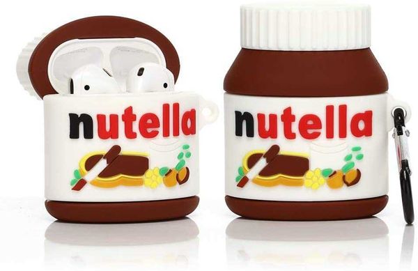

airpods silicone case 3d cartoon funny cute cover compatible for apple airpods 1&2 [drink cans series ] (chocolate sauce)