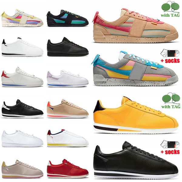 

2022 union la x cortez running shoes lemon frost sesame smoke grey noir classic leather white black women mens trainers premium basic sl blu