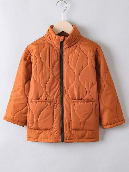 

toddler boys double pocket winter coat she, Blue;gray
