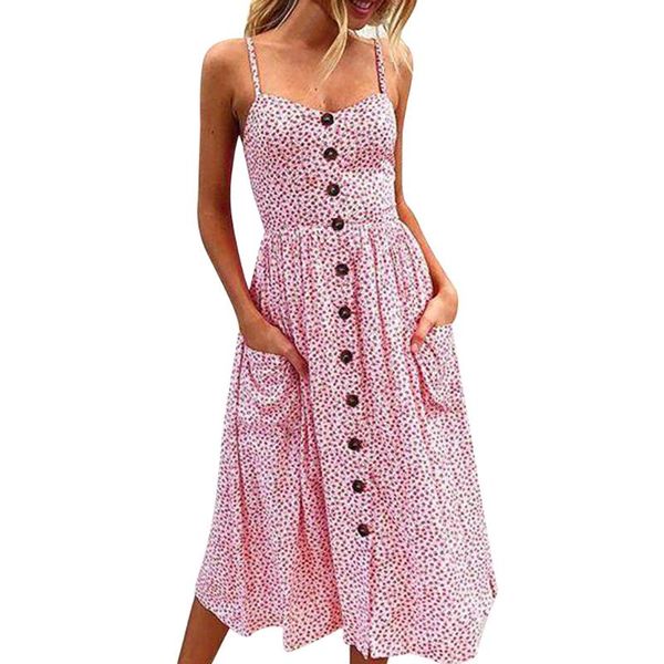 

casual dresses sweet memory girls pink vestidos 2022 summer woman dress women buttons sleeveless princess robe, Black;gray