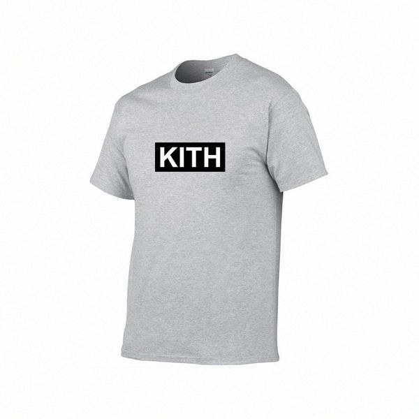 

summer fashion running mens t-shirts kith fashion letters printed tee cool short sleeved crew neck tees man women, White;black