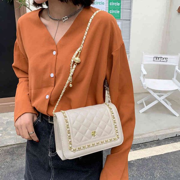 

summer 2022 new chain fashion shoulder diagonal portable women's small casual handbag trend vintage crossbody bag