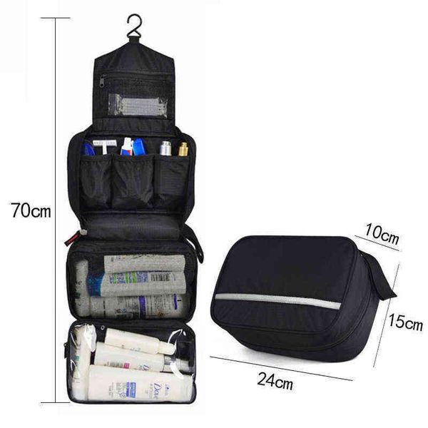 Cases Neue hängende Kulturtasche für Männer, Reisewasch-Organizer, Damen-Kosmetik-Set, Make-up-Tasche, hochwertige wasserdichte Haken-Duschtaschen 220708