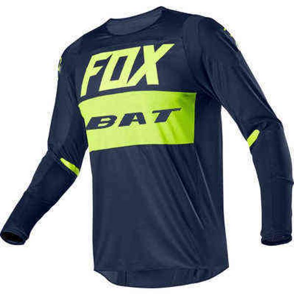 

baru 2022 kaus kelelawar fox bersepeda motocross off-road sepeda motor trail naik atv mtb dh balap lengan panjang fxr, White