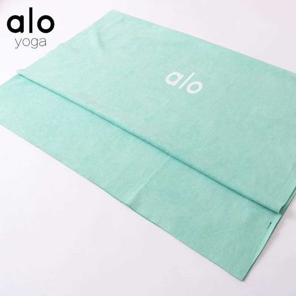 

alo yoga sports towel yoga blankets double-sided sanding large towels absorbing sweat and anti-slip meditation pilates 183*72cm