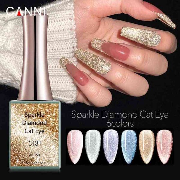 Nxy Nail Gel 6шт Комплект Canni Польский лак Маникюр MuliT Color Collection Натуральный материал 0328