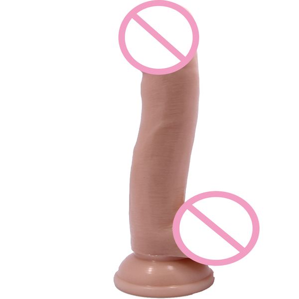 6 inç dildos mini yapay penisi penis seksi bebek oyuncakları dinlendirici erkekler için yapay erkek kadınlar gerçek cilt hissediyorum horoz