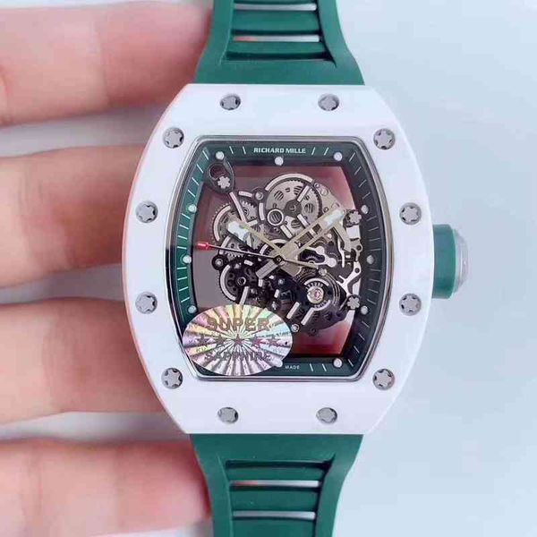 

rakish mechanical cool wrist watches tv factory rm055 men's silicone 2023 new luxury style 1oi, Slivery;brown