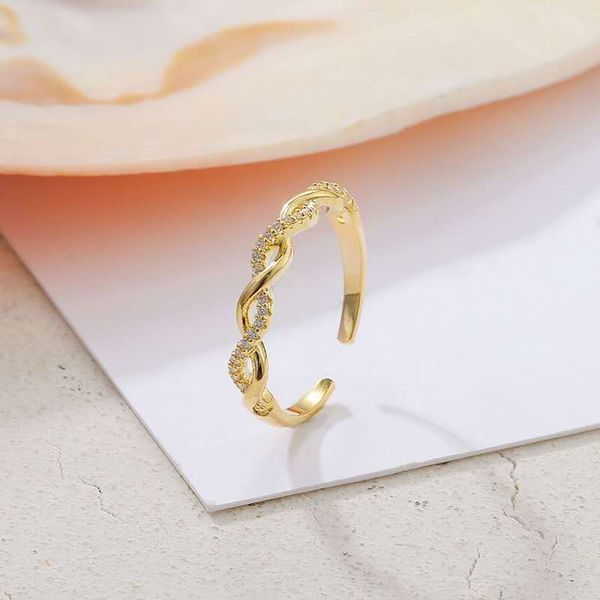 

bangle jewelry designers rings for woman wrap ring female ins fashion style personalized index net star simple open exaggerated tail, Black