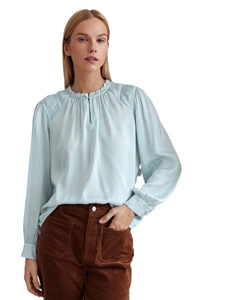 

motf premium viscose notched neck x8h5#, White