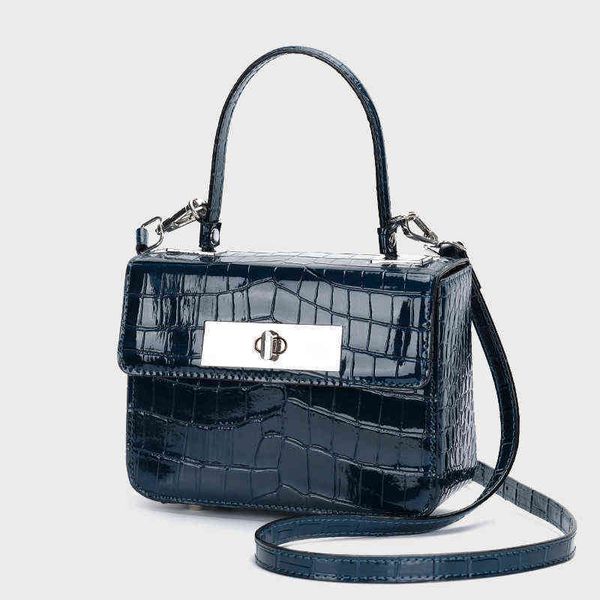

evening bags french handbagsversatile texture personalized box bag shaped small fashion crossbody shoulder bag y0506 t220801