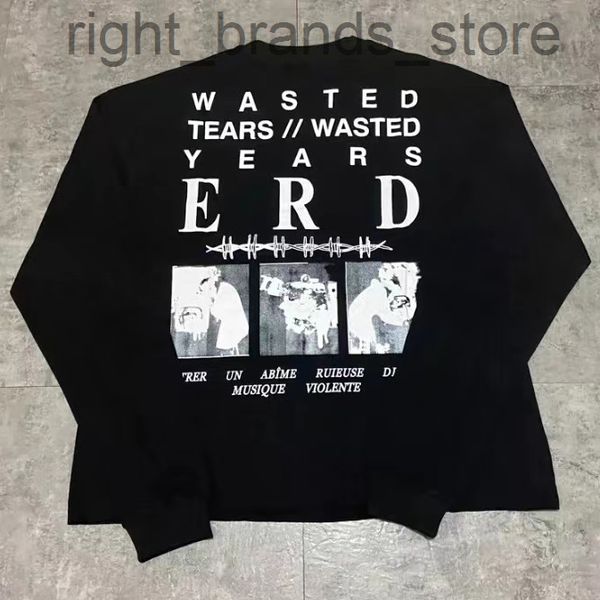 

oversize erd long sleeve t shirt men women w220810, White;black