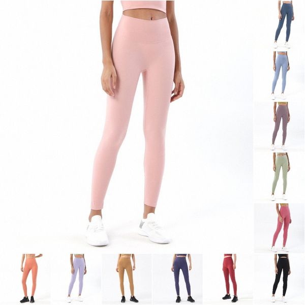 

lulus designer sports train elastic legging strawberry milkshake yoga pants womens quick-dry leggings waist zipper pocket running breathable, Black