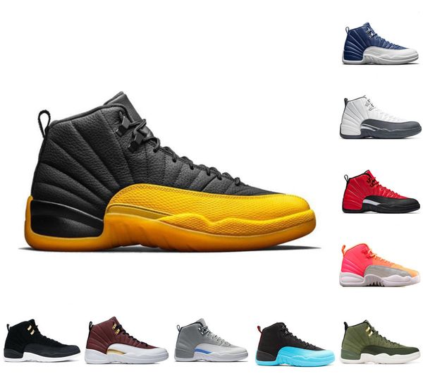 

men jumpman 12 2021 women new casual shoes 12s high black university gold indigo flu game mens sneakers twist game royal reverse taxi