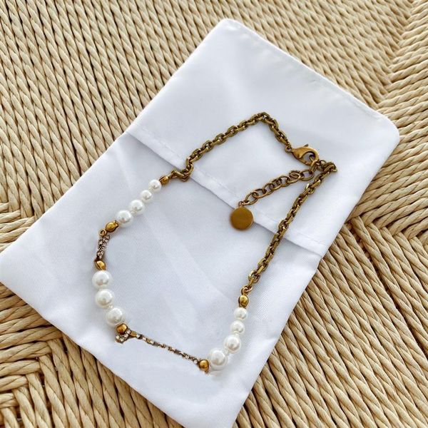 

diamond necklace woman chain necklace trend pearl necklace long necklaces charm fashion jewelry supply245h, Silver