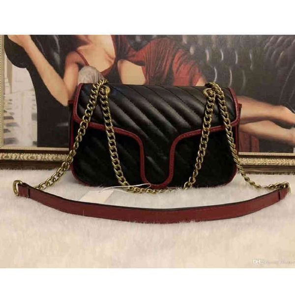 

fashion handbags women pu leather chain shoulder bags marmont designer womens messenger crossbody bag purse lady yw8n