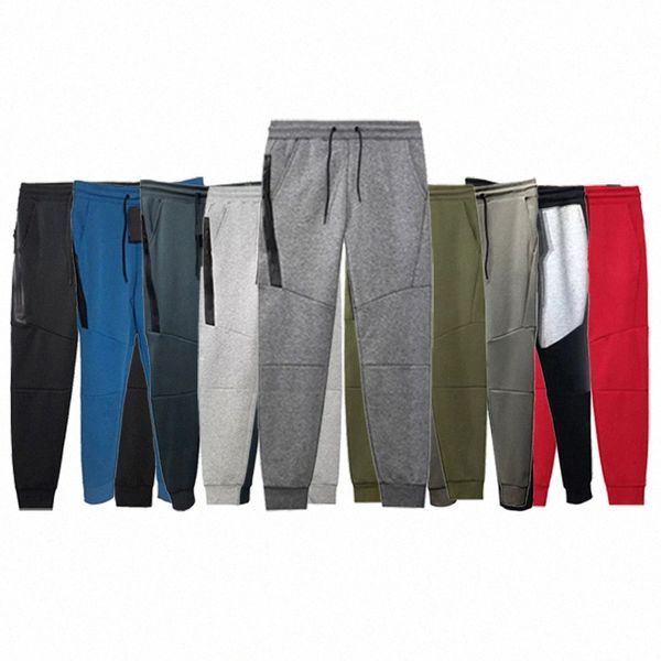 

men designer pants for male tech fleece sweatpants joggers trousers techfleeces tracksuits bottoms fitness workout pant mens clothes track j, Black