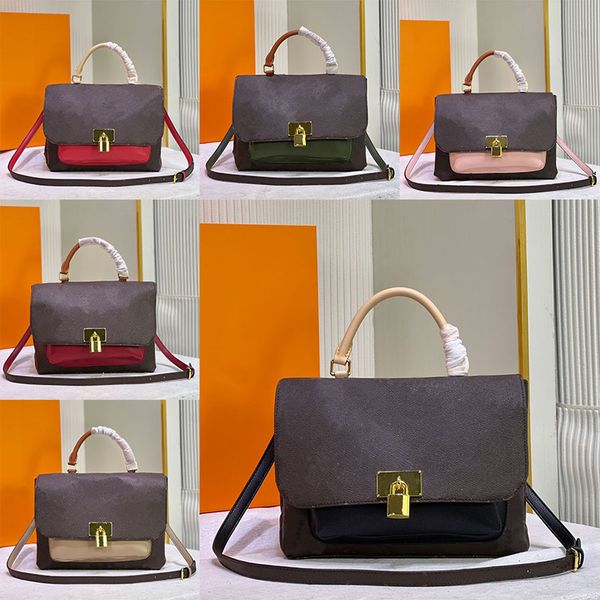 

designer marignan messenger bag fashion women handbags luxuries lady shoulder bags leather classic flowers crossbody purses chain